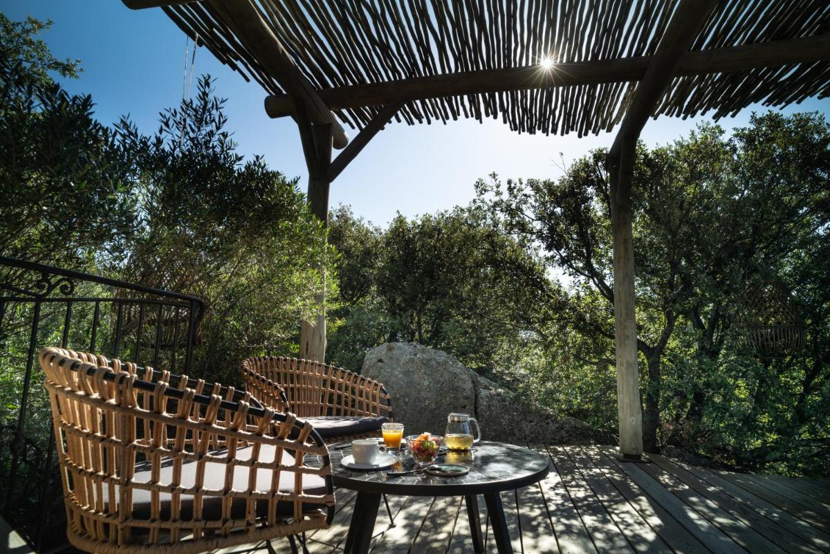 Balcon ou terrasse dans l'établissement Hotel A Piattatella