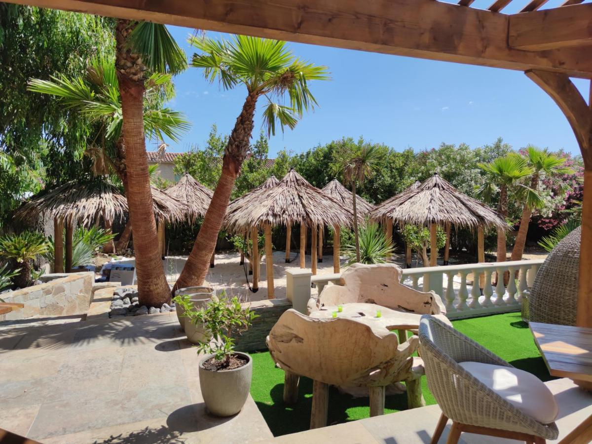 Jardin de l'établissement La Villa Dune, Hôtel & Spa