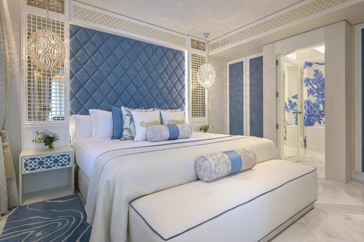 Cama o camas de una habitación en Gran Hotel Miramar GL