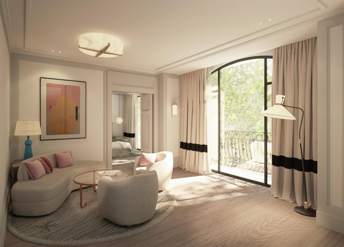Coin salon dans l'établissement Kimpton - St Honoré Paris by IHG