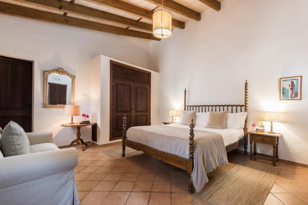 Cama o camas de una habitación en Ca'n Beneït