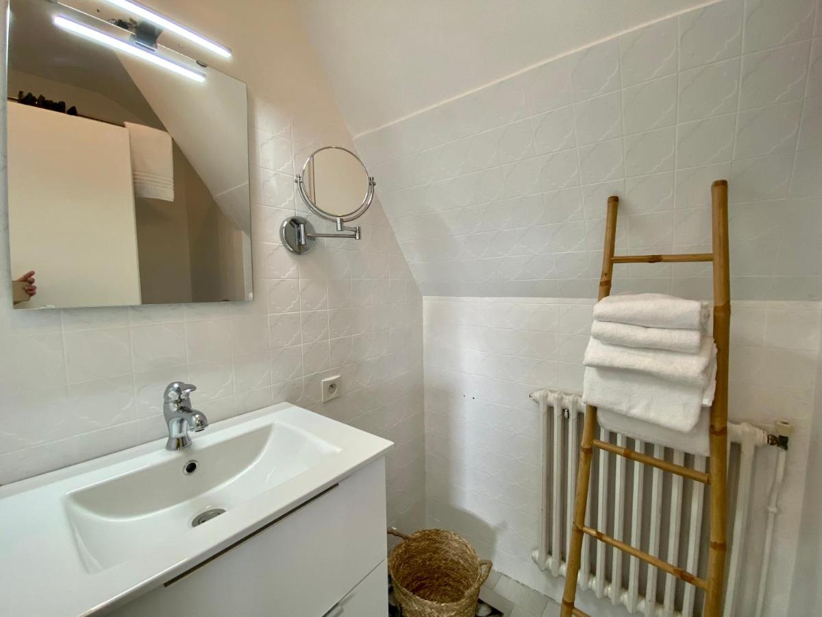 Salle de bains dans l'établissement Maison des Dunes
