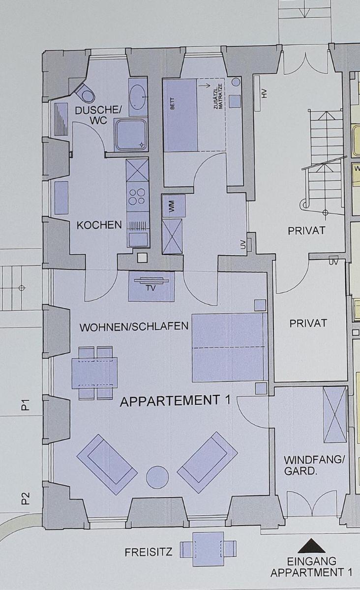 Ehem. Sommerresidenz von Fürst Friedrich III. App.1 und App.2 - Hizvo
