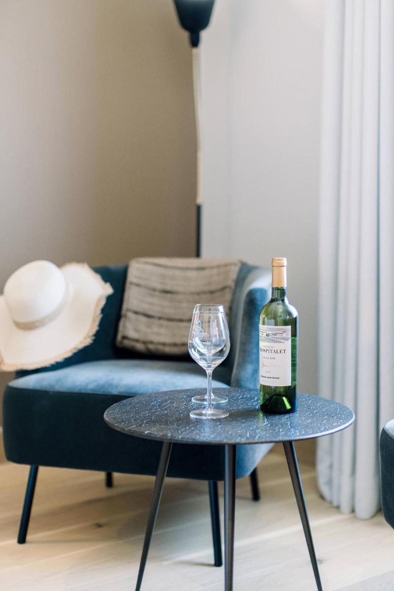 Boissons dans l'établissement Château L'Hospitalet Wine Resort Beach & Spa