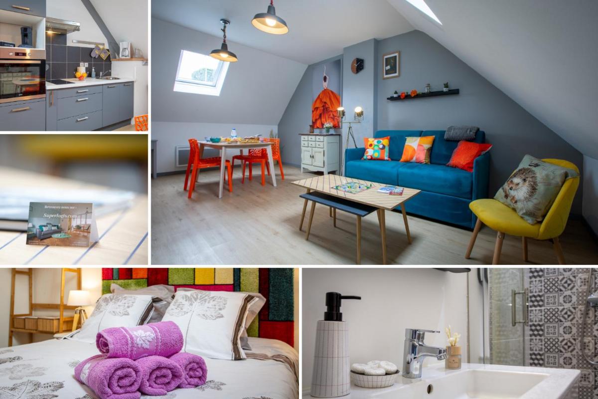 Suitetrails - SUPERLOGIS - Sous Les Toits - T2 - BLOIS-HYPERCENTRE 1 chambre 4 personnes