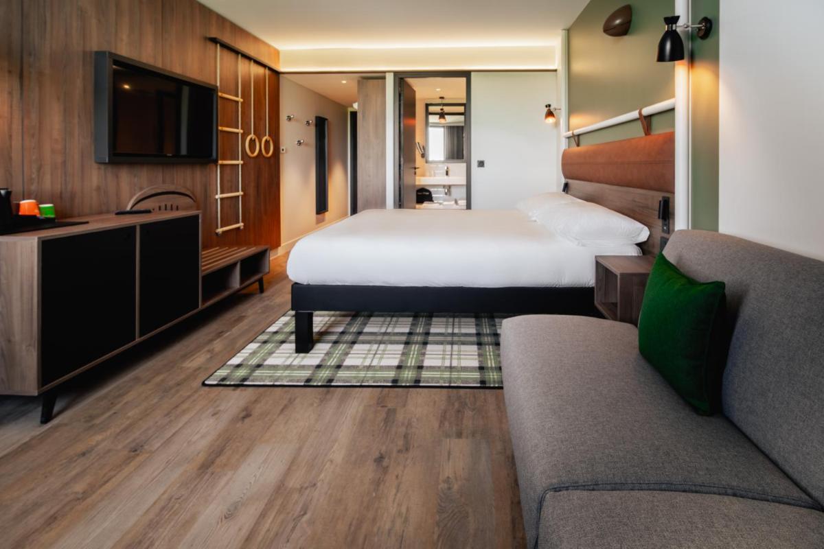 Un ou plusieurs lits dans un hébergement de l'établissement ibis Styles Castelnaudary