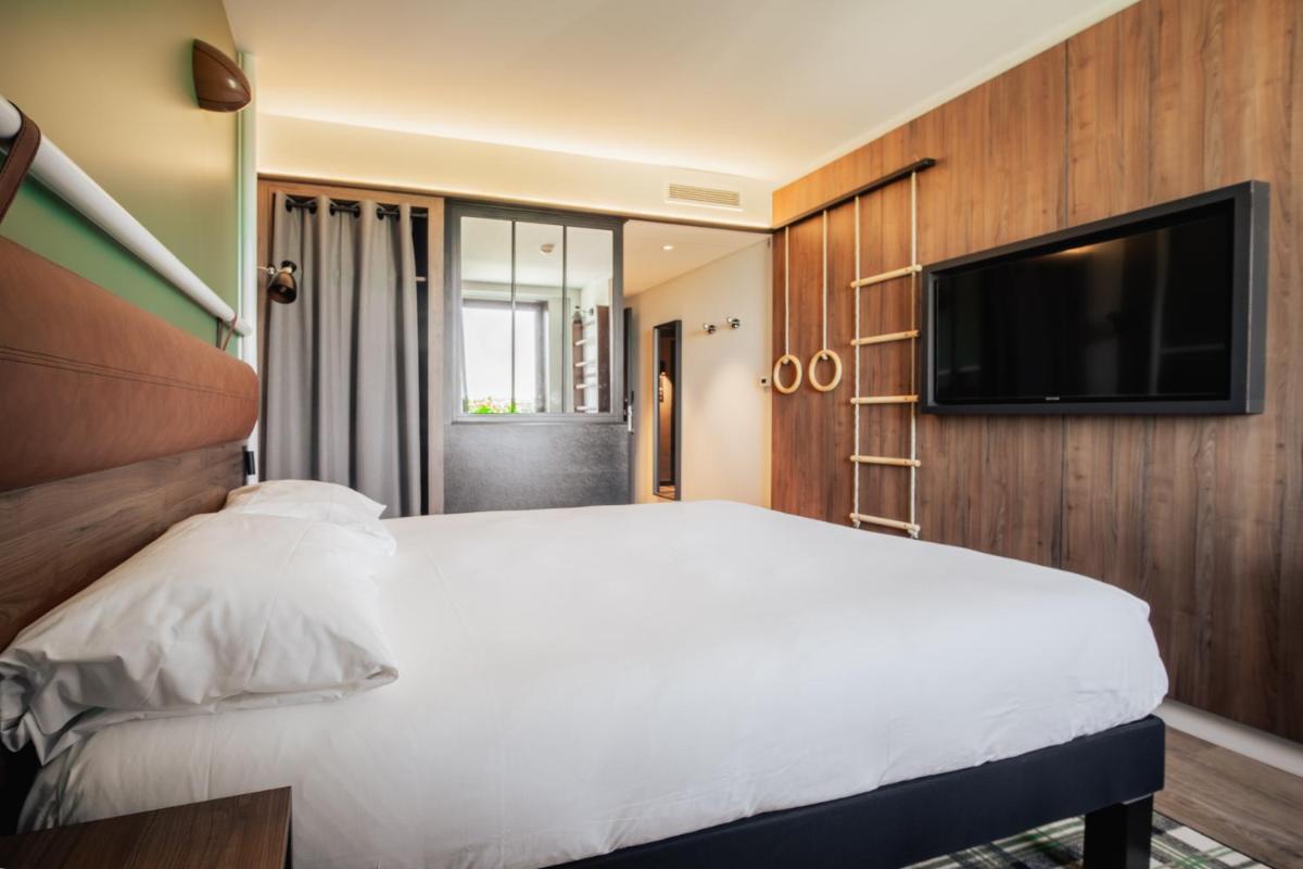 Un ou plusieurs lits dans un hébergement de l'établissement ibis Styles Castelnaudary