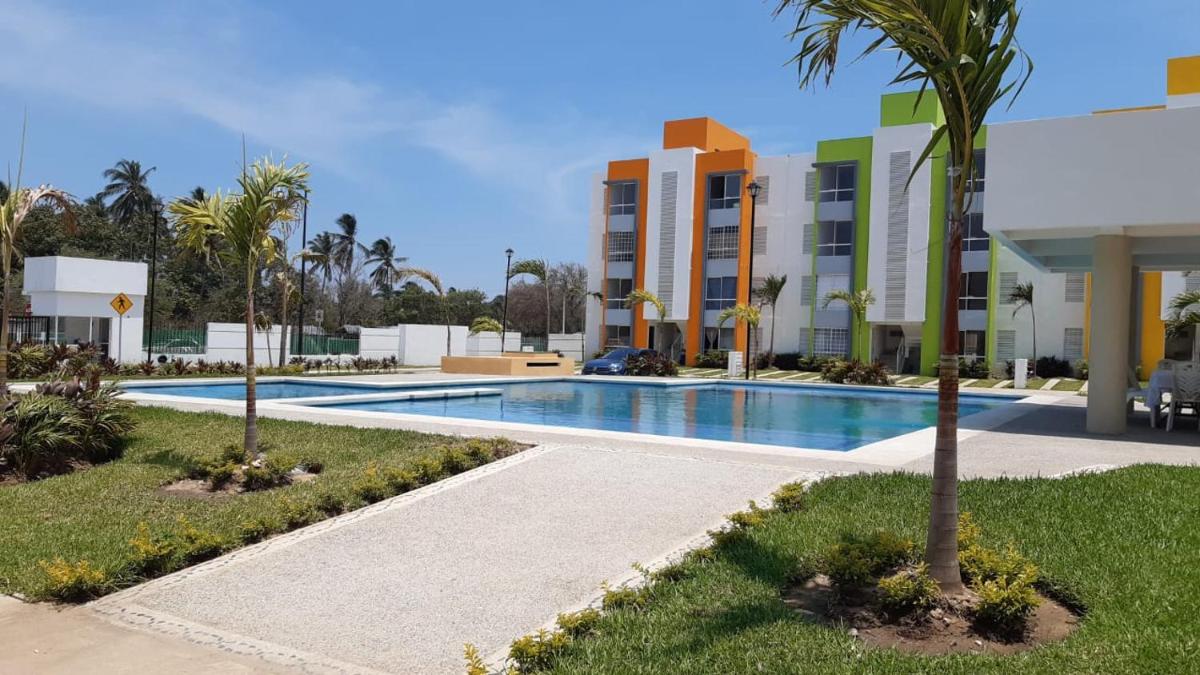 El Arrecife: Apartamento con alberca a 10 minutos de la playa - Housity