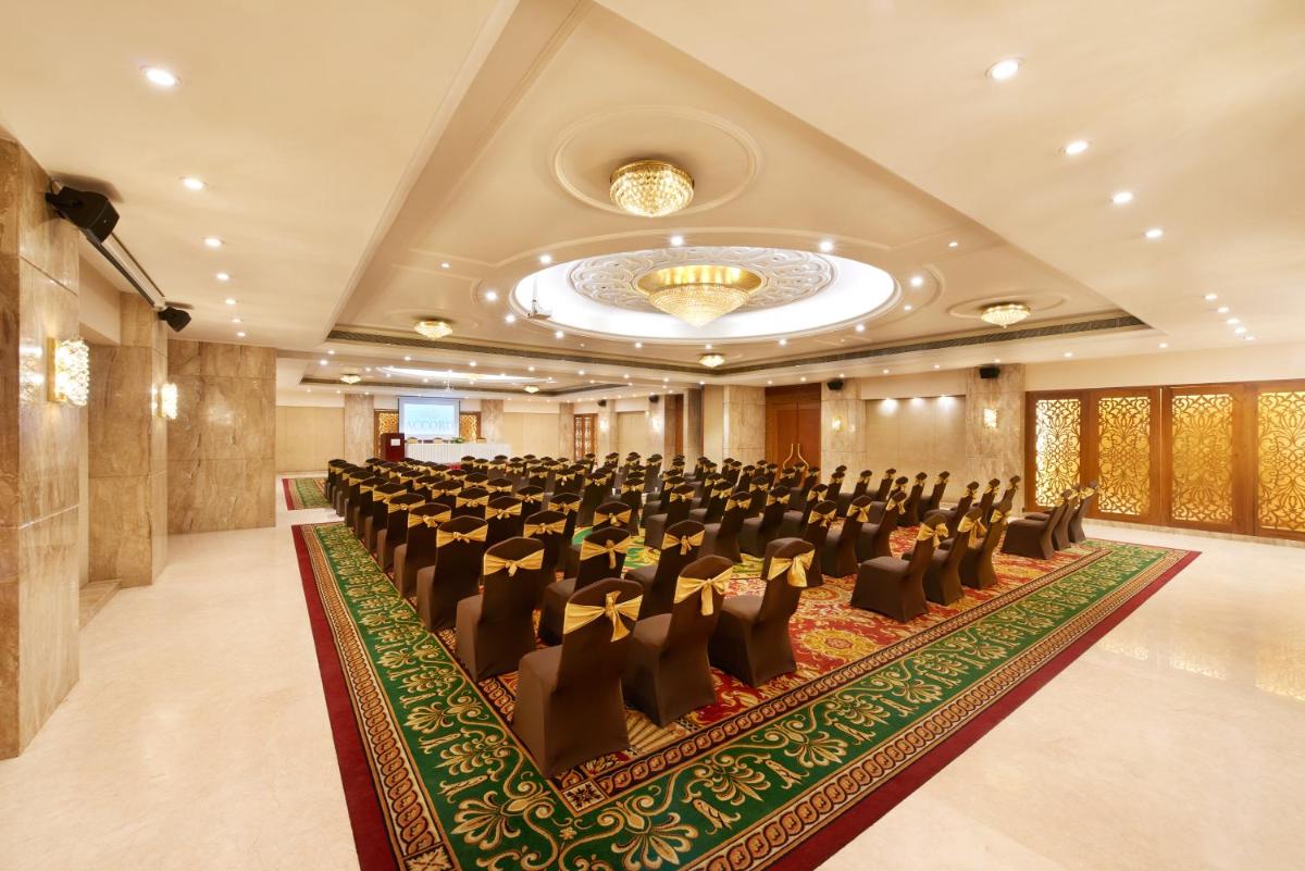 a large room with a bunch of chairs in it at Accord Puducherry in Puducherry