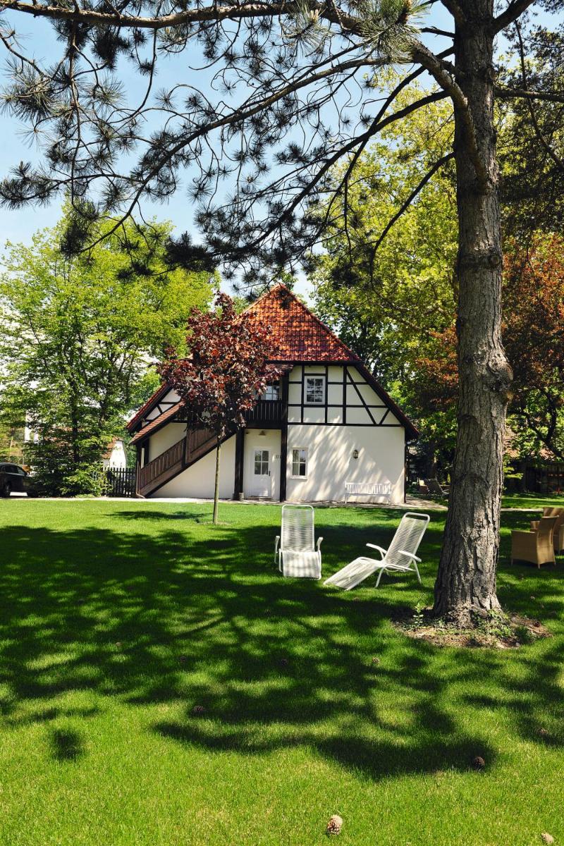 Ein Garten an der Unterkunft Wald & Schlosshotel Friedrichsruhe