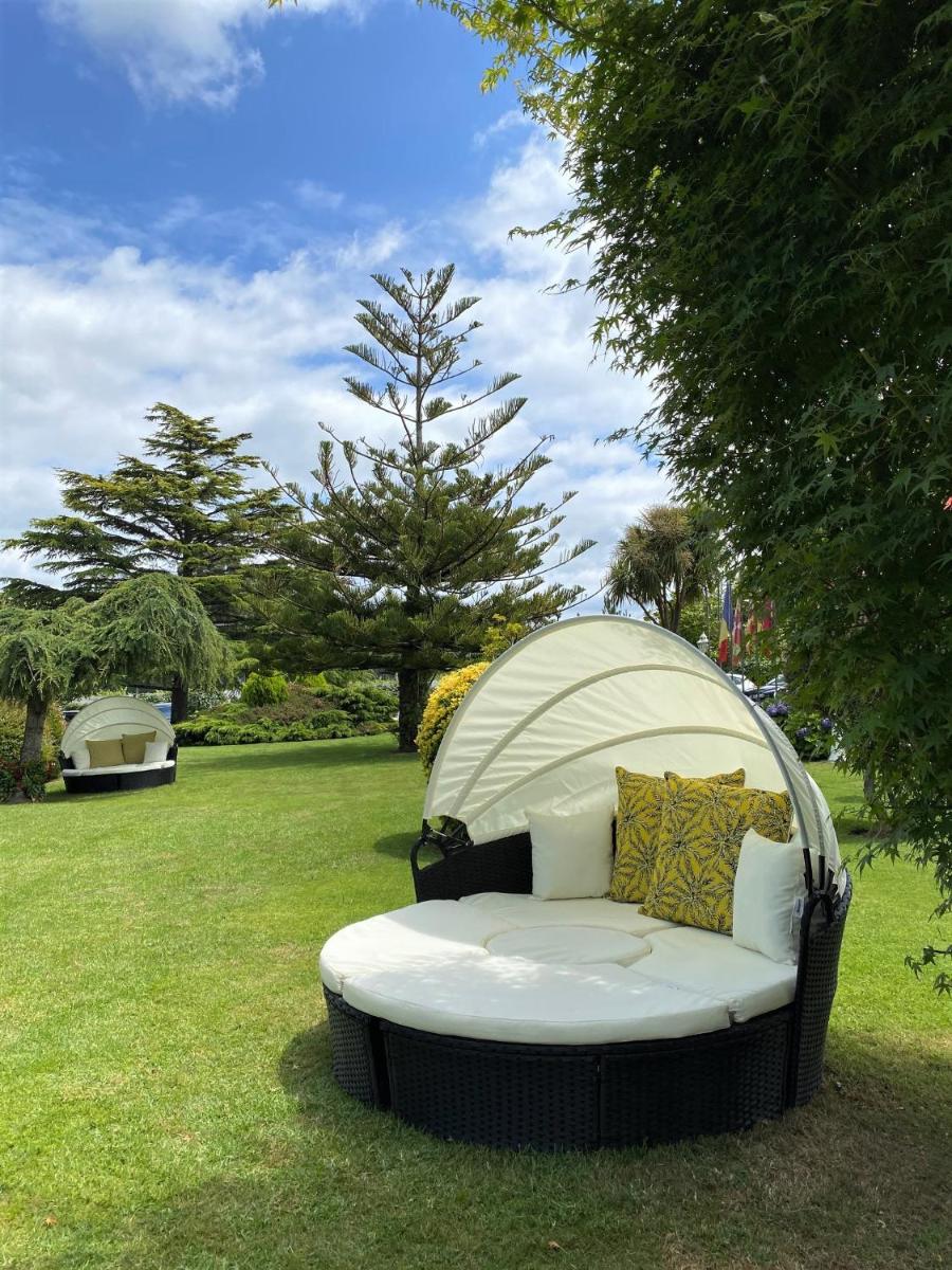 Jardín al aire libre en Nuevo Astur Spa