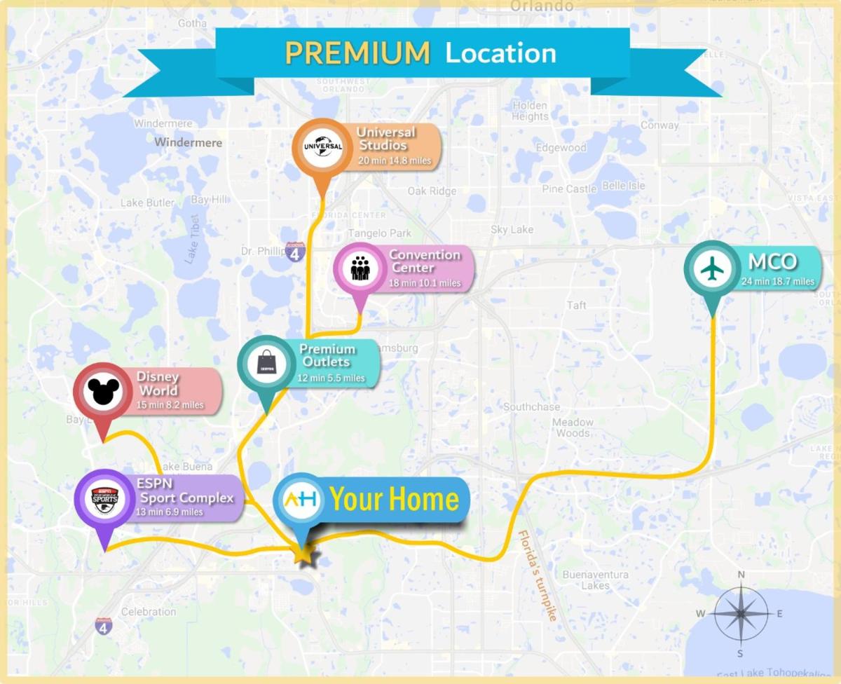 NEW SPECIAL OFFER!!! MIRROR - Brand New Condo!! (5 Min Disney And Outlets) At Storey Lake Resort - Housity