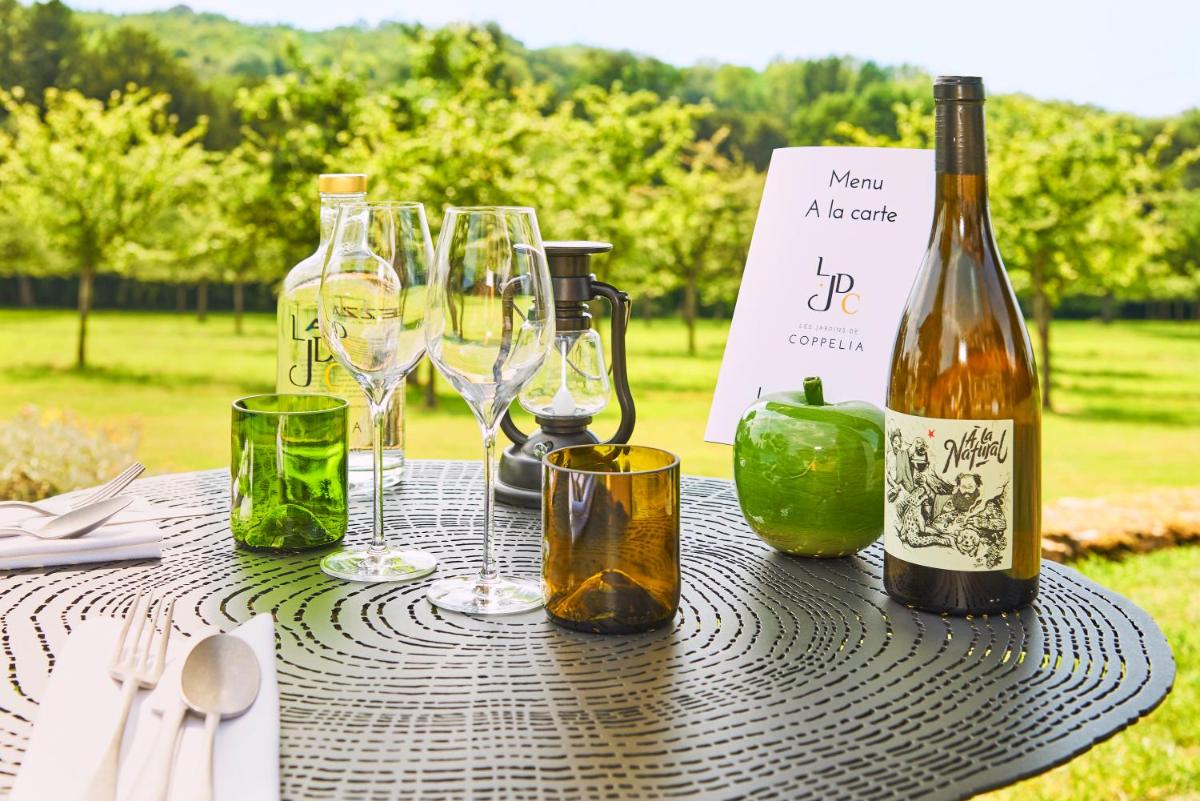 Boissons dans l'établissement Les Jardins de Coppélia