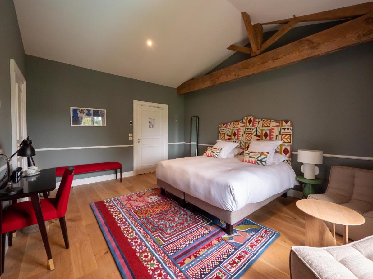 Un ou plusieurs lits dans un hébergement de l'établissement Hôtel Maison Pavlov - Restaurant & Spa - Bordeaux Bouscat