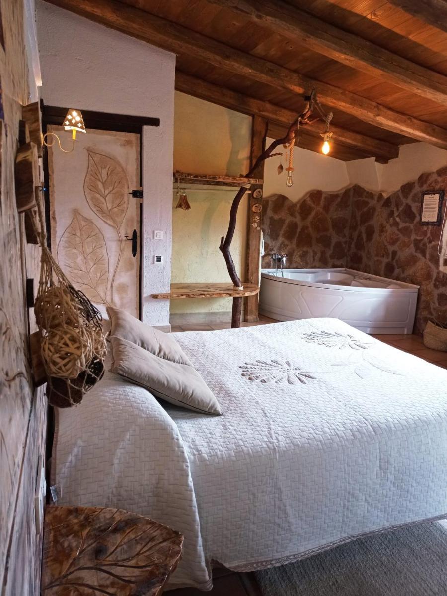 Cama o camas de una habitación en Xalet De Prades