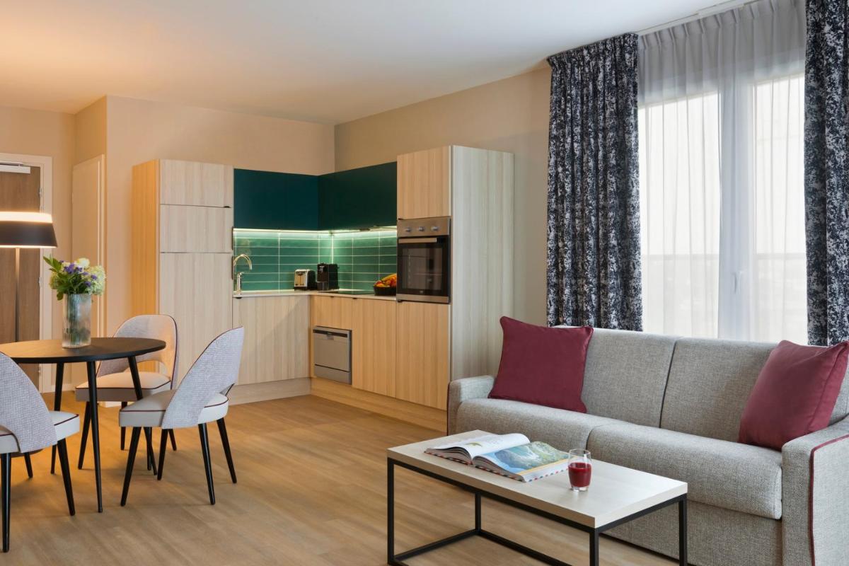 Cuisine ou kitchenette dans l'établissement Citadines Eurometropole Strasbourg