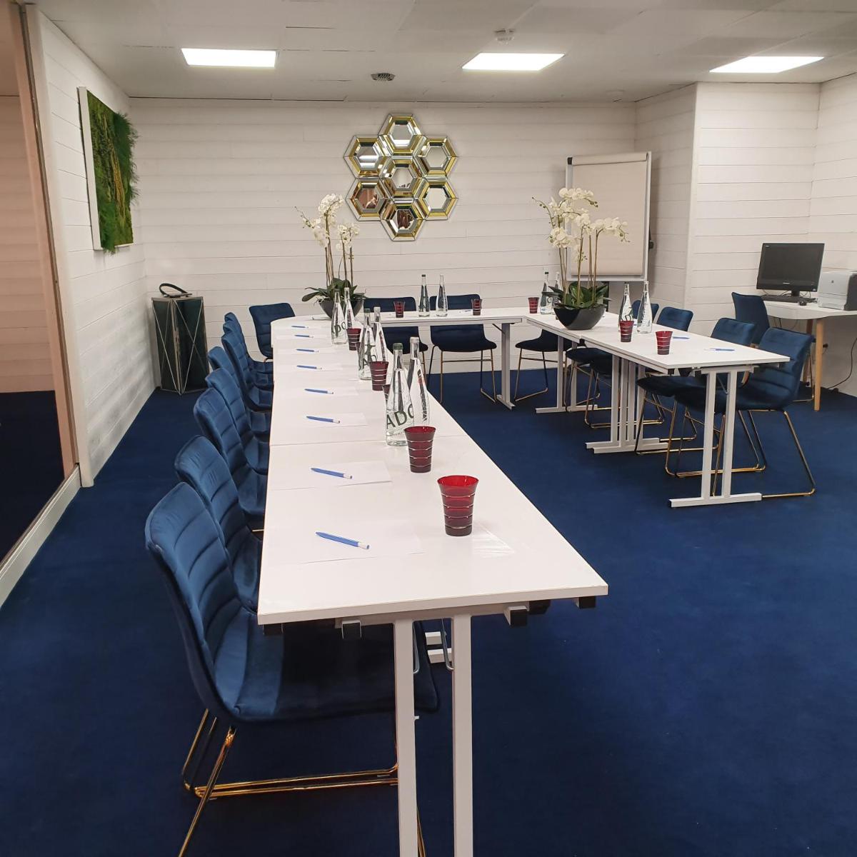 Espace de conférence ou salle de réunion dans l'établissement Hotel Tsanteleina