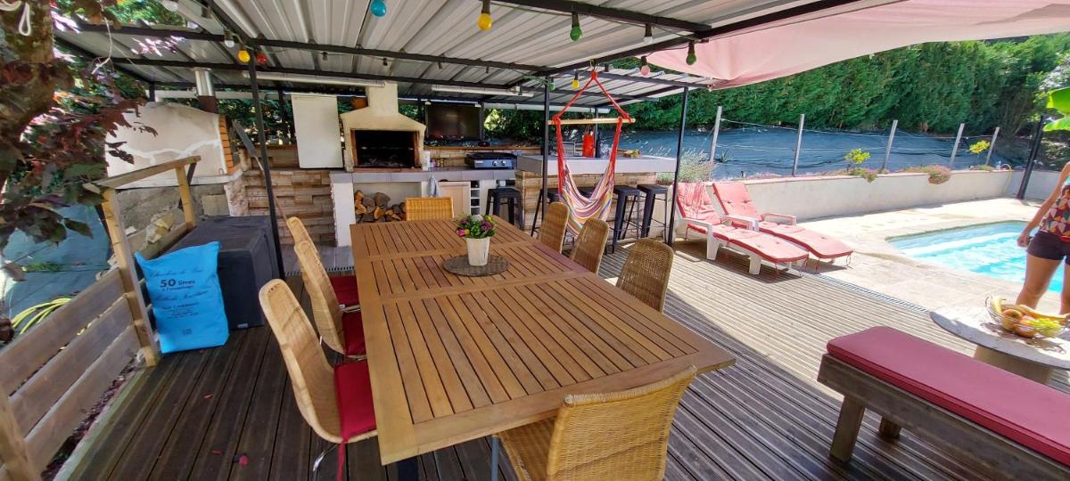 Maison avec piscine chauffée et pool house - Housity