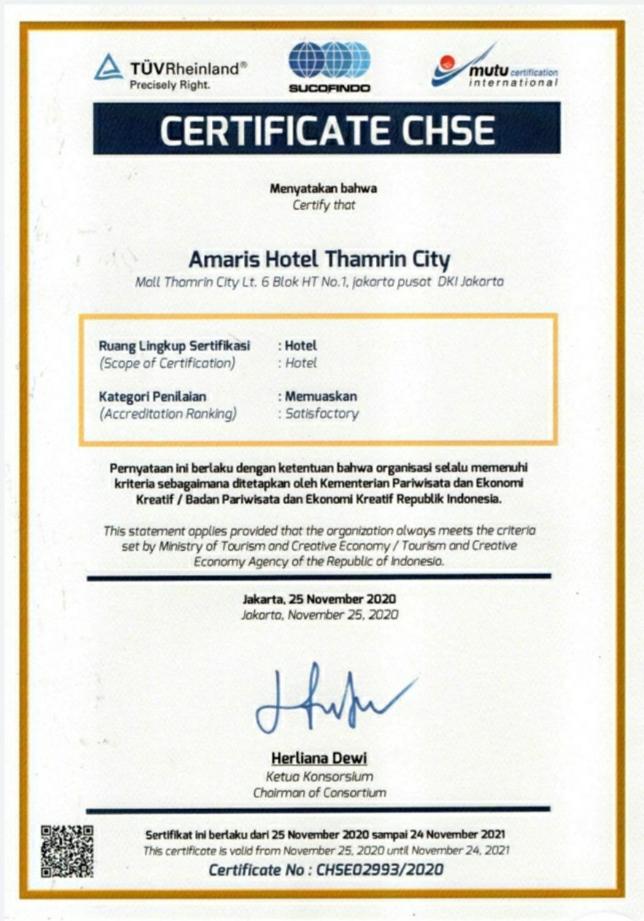 Amaris Hotel Thamrin City - Housity