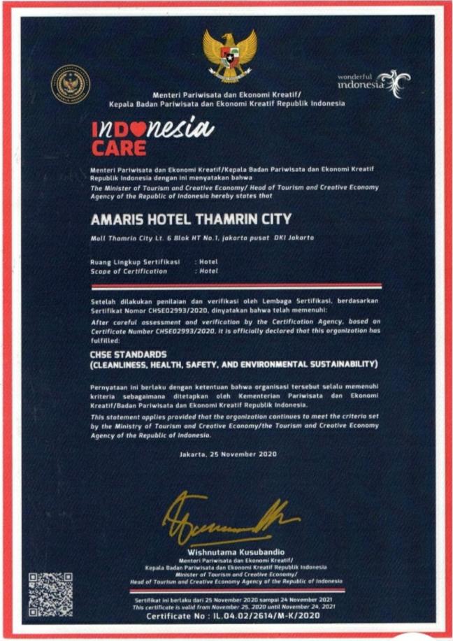 Amaris Hotel Thamrin City - Housity
