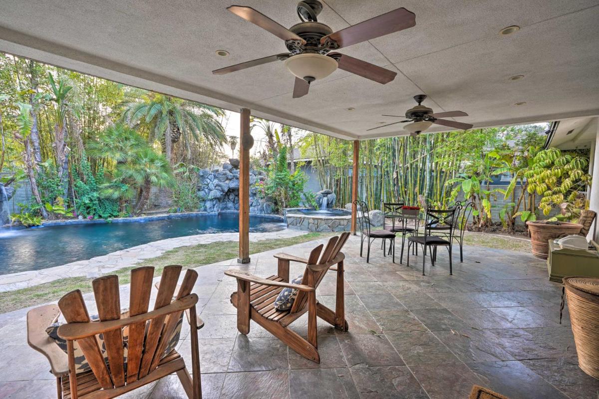 Bakersfield Oasis Sweet Tropical Pool Setup! - Housity