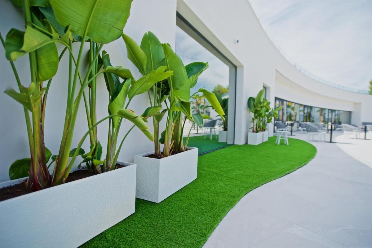 Jardín al aire libre en Syncrosfera Fitness & Spa Health Hotel Boutique