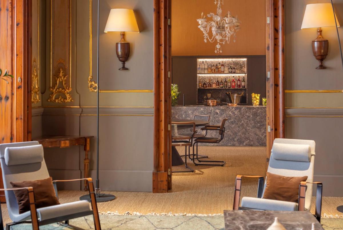 Zona de estar de Hotel Can Cera