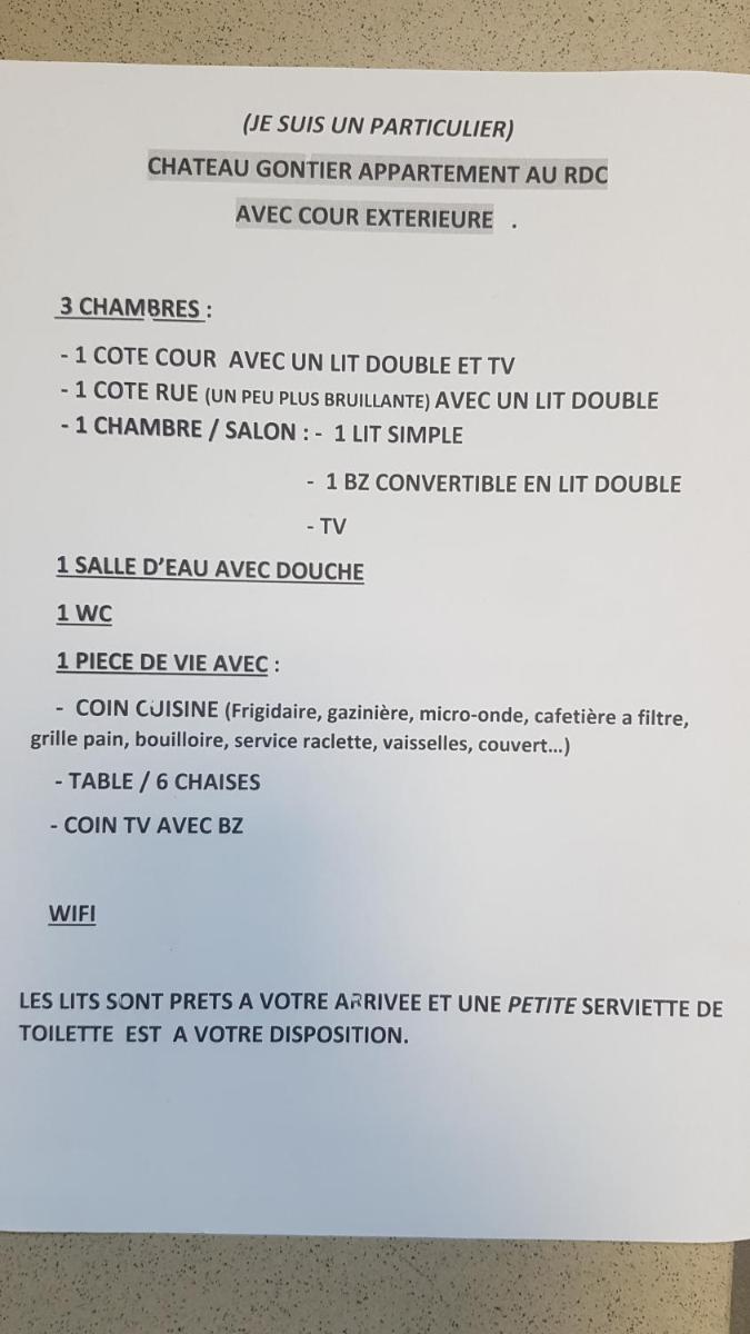 appartement simple entier avec cour pour 2 a 7 personnes - Housity