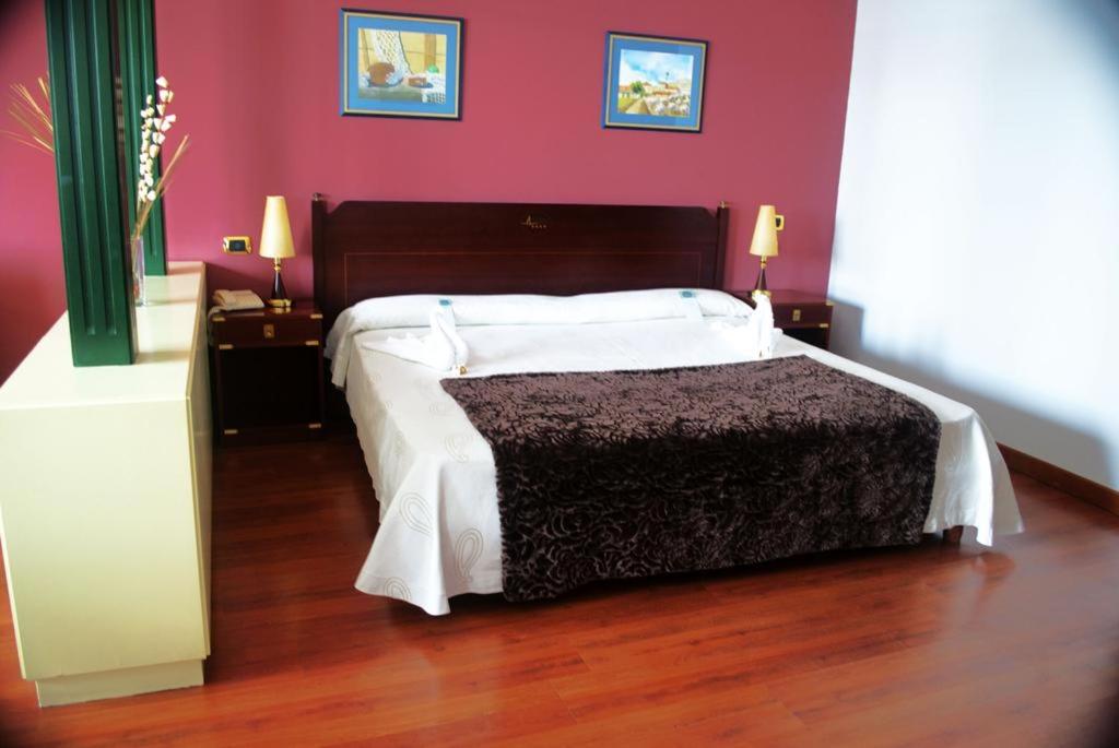 Cama o camas de una habitación en Hotel Puerto de Las Nieves
