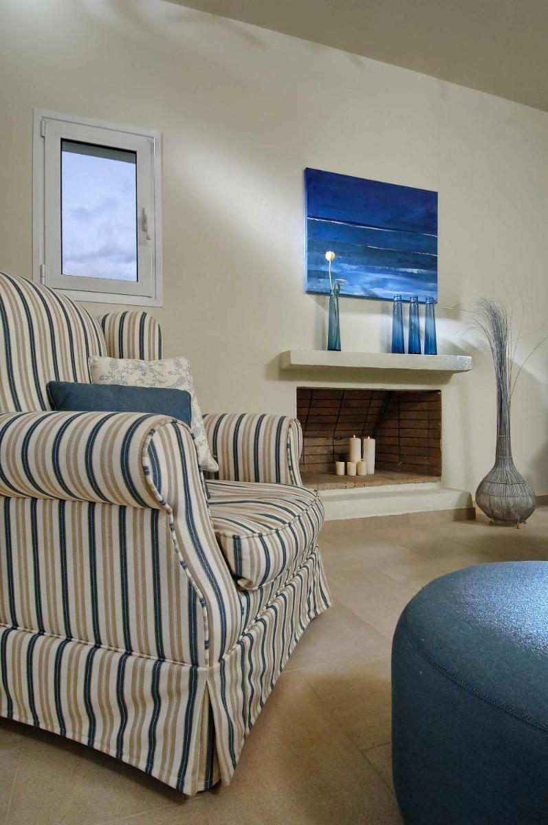 Villa Ouranos our dream in blue and cream with seaview and pool - Housity