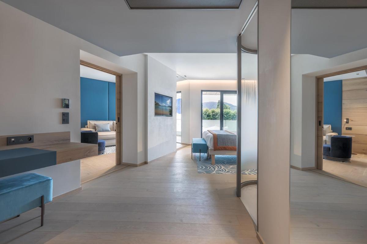 Un ou plusieurs lits dans un hébergement de l'établissement Rivage Hôtel & Spa Annecy