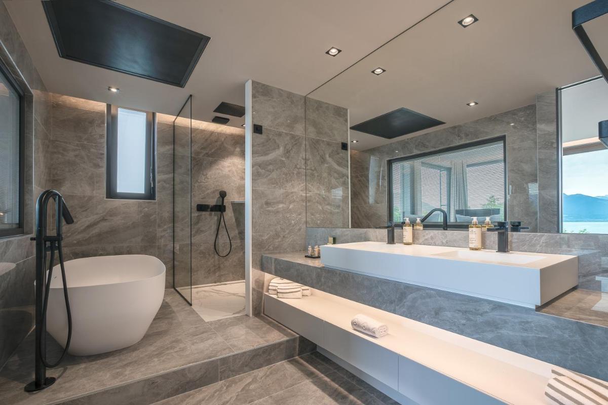 Salle de bains dans l'établissement Rivage Hôtel & Spa Annecy