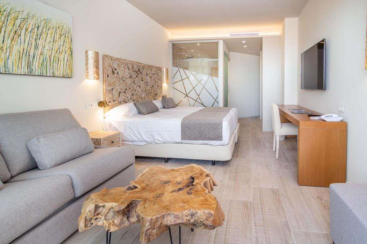 Cama o camas de una habitación en Zahara Beach & Spa by QHotels - Adults Recommended