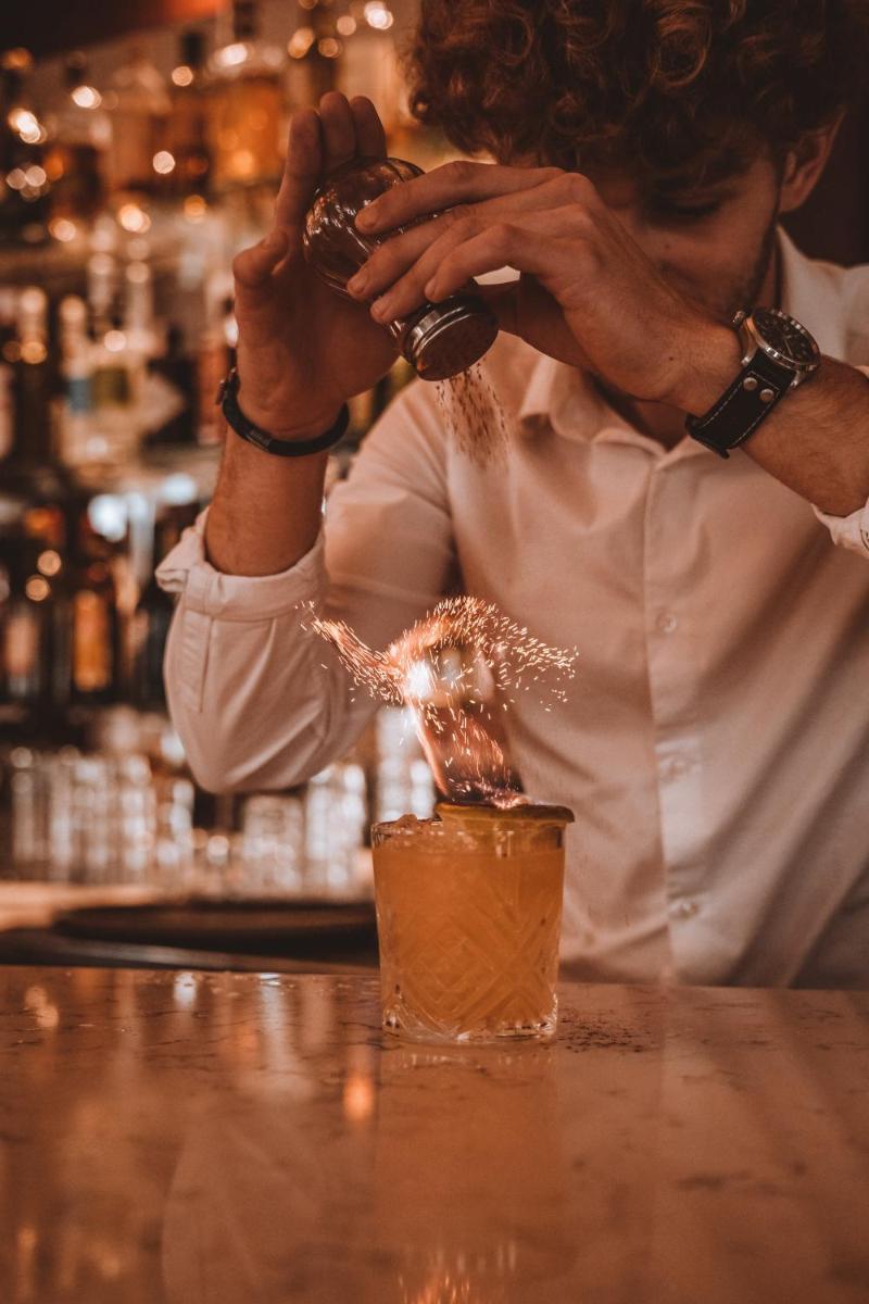 Boissons dans l'établissement Grand Tonic Hotel & SPA NUXE