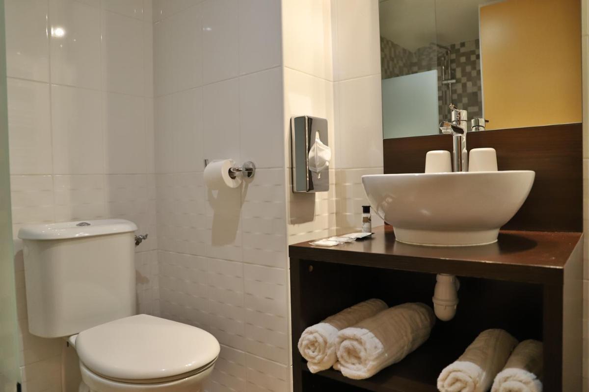 Salle de bains dans l'établissement SOWELL HOTELS Mont Blanc et SPA