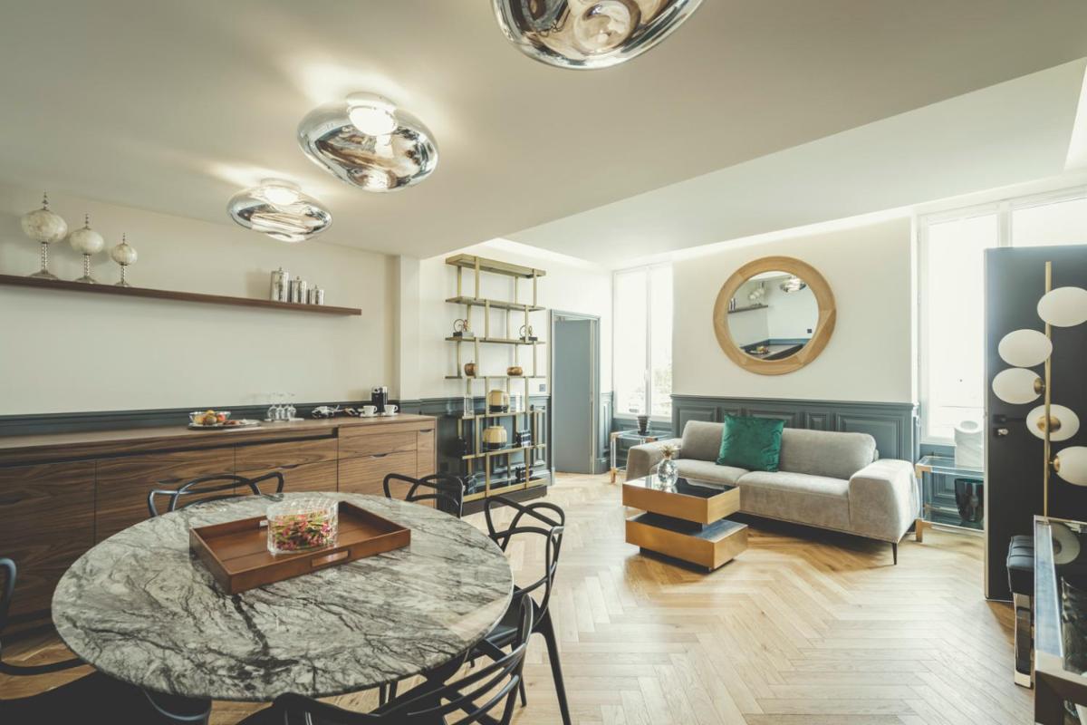 Coin salon dans l'établissement Le Boutique Hotel & Spa