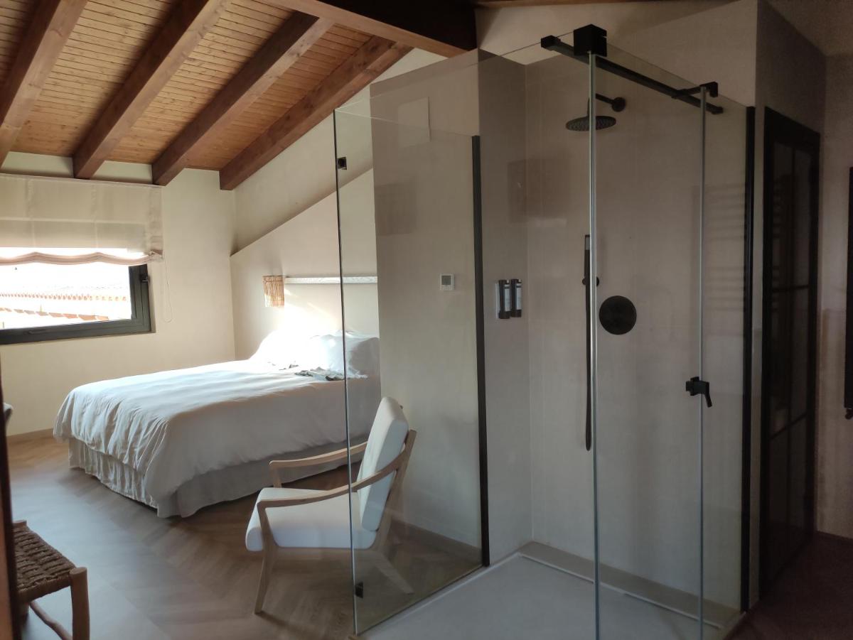 Cama o camas de una habitación en Hábitat Cigüeña Negra