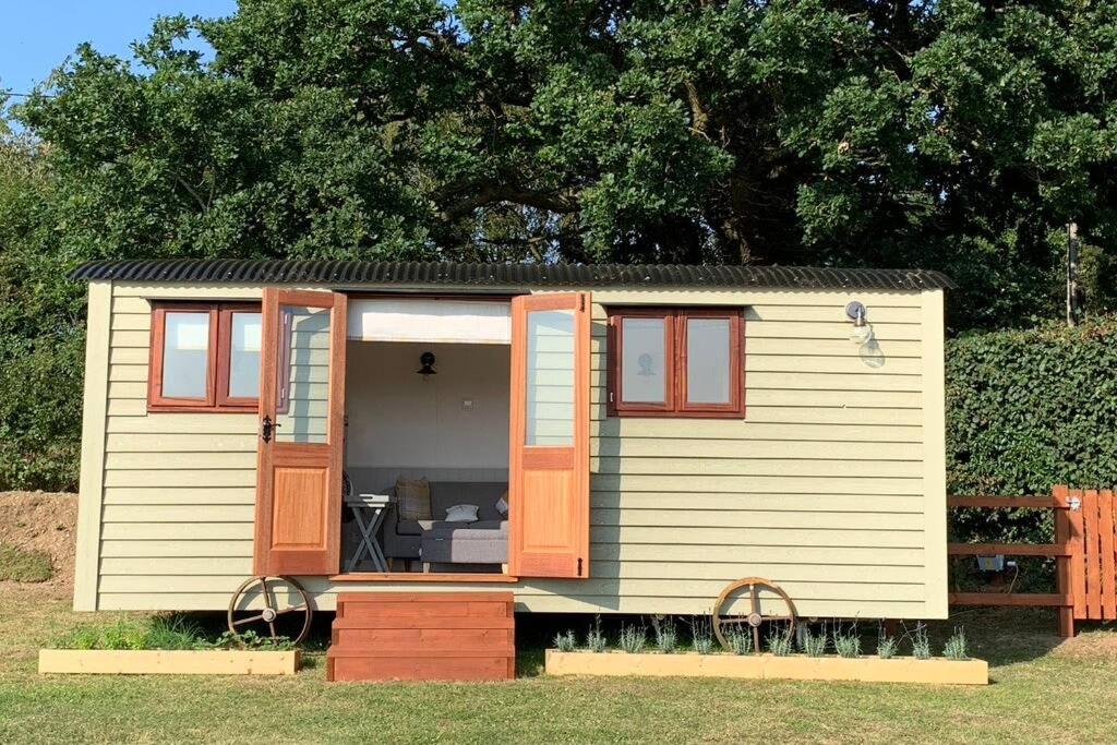 Idyllic Shepherds Hut, Bylaugh, in private wildflower meadow - Housity