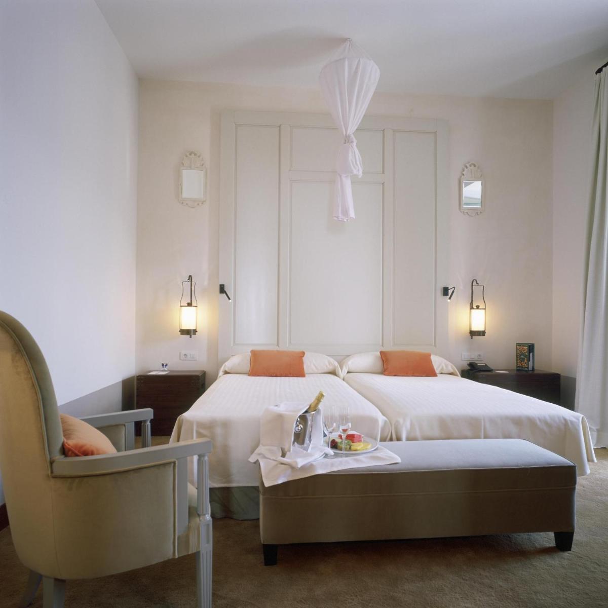 Cama o camas de una habitación en Parador de La Granja