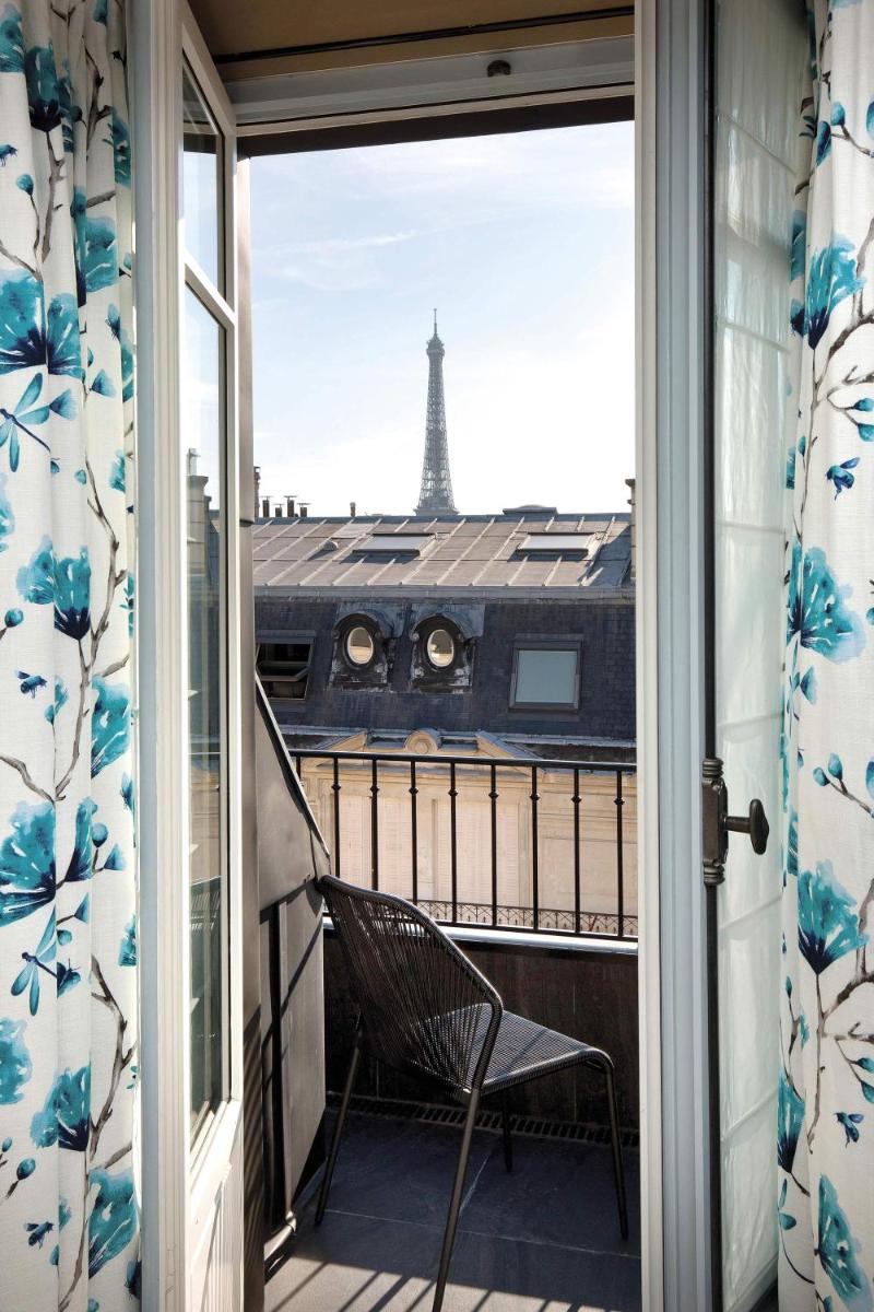 Balcon ou terrasse dans l'établissement La Demeure Montaigne
