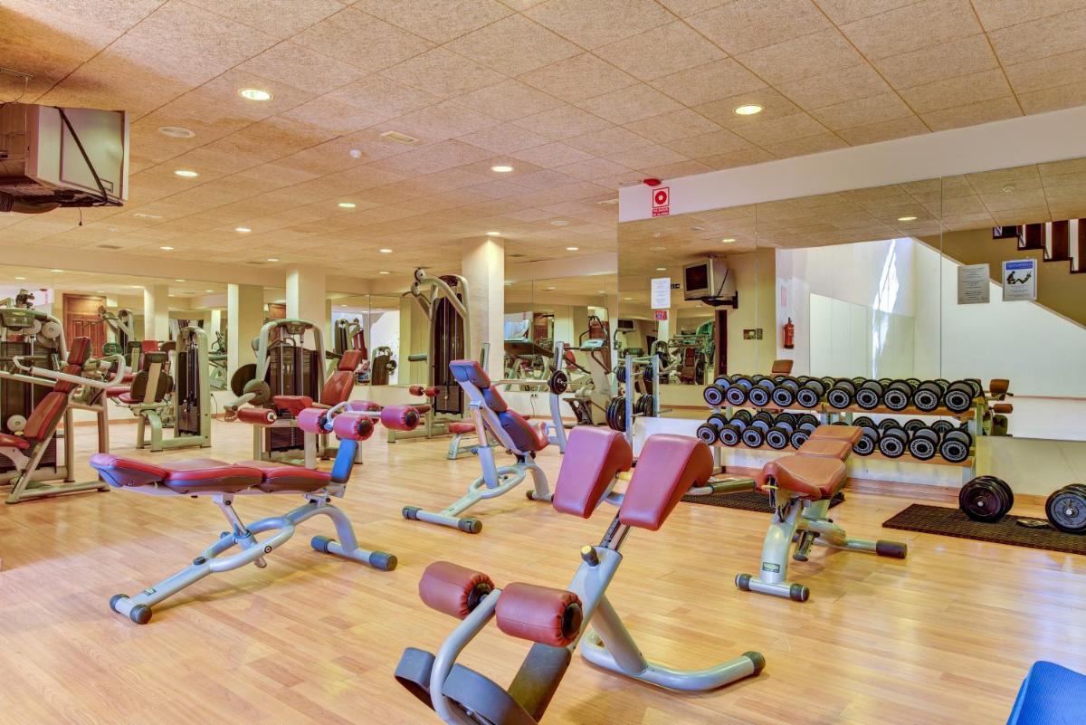 Gimnasio o instalaciones de fitness de Hotel Spa Villalba