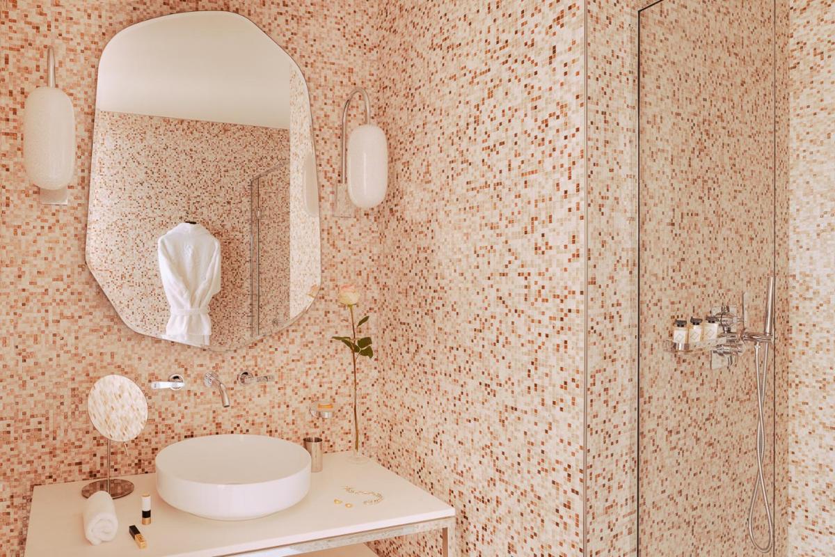 Salle de bains dans l'établissement Hôtel Madame Rêve