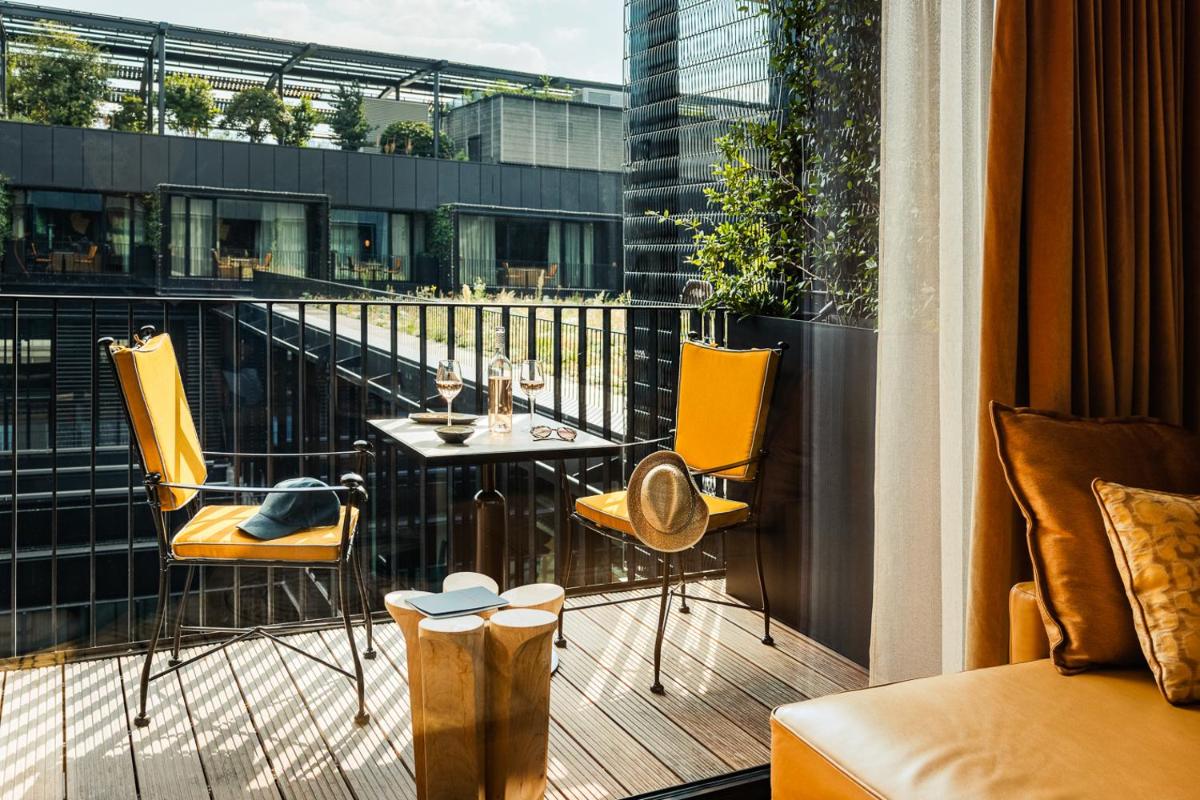 Balcon ou terrasse dans l'établissement Hôtel Madame Rêve