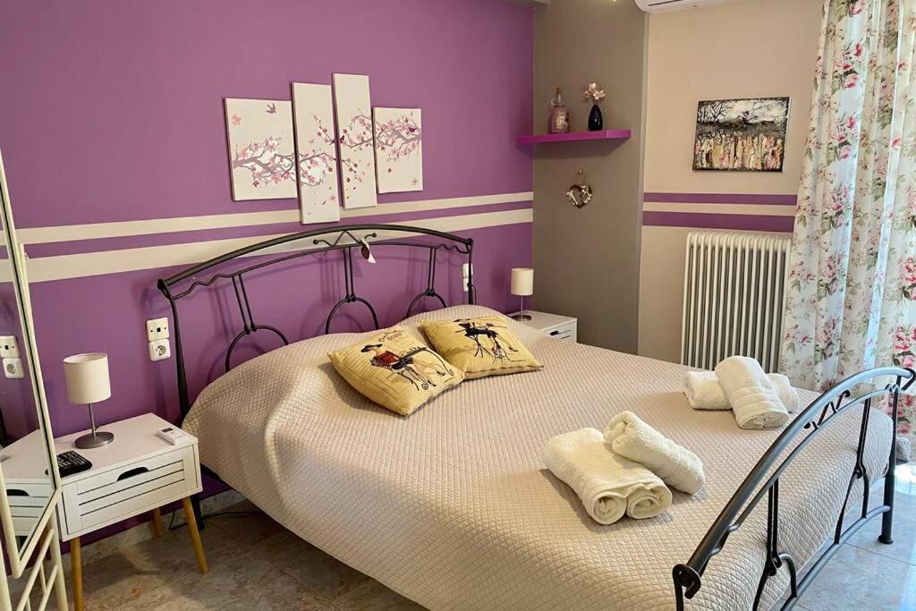 Suitetrails - Elina's Spacious Apartment in Patras with private parking