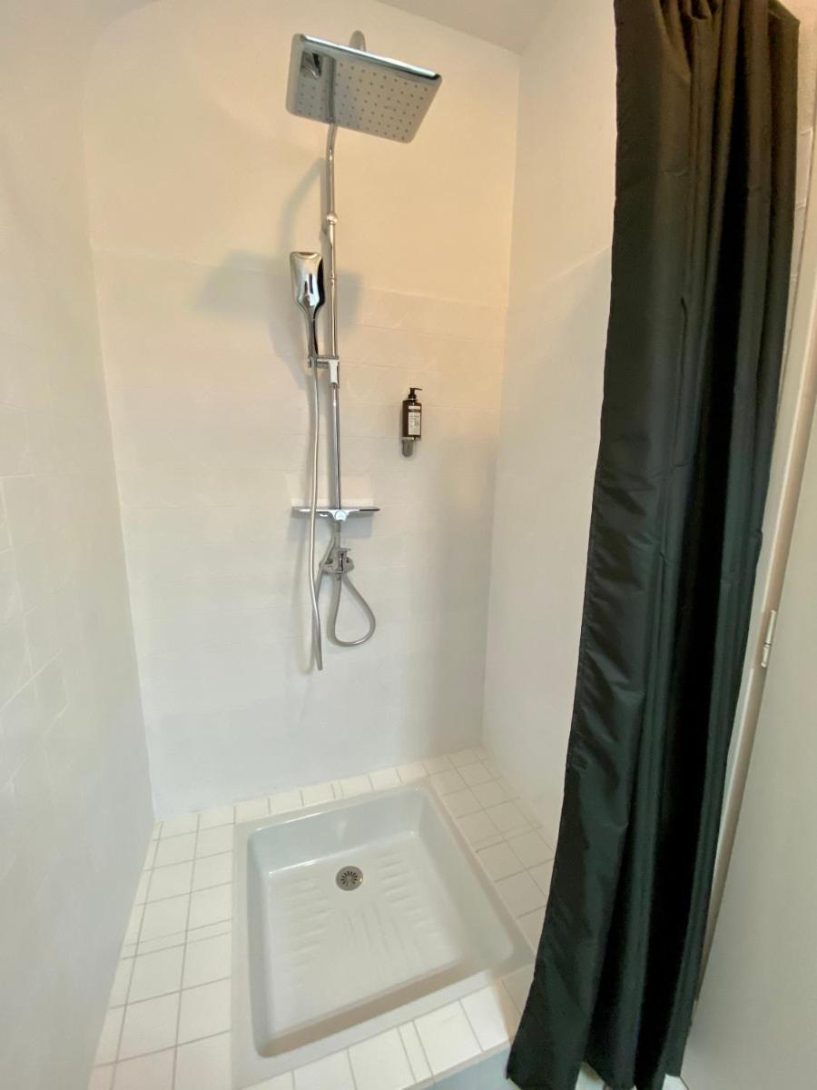 Salle de bains dans l'établissement Maison des Dunes