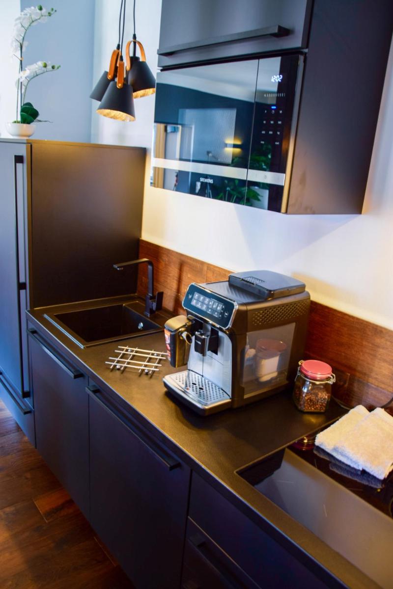 Küche/Küchenzeile in der Unterkunft Design Hotel ALPENLIEBE - - - - Boutique-Flair - - - -