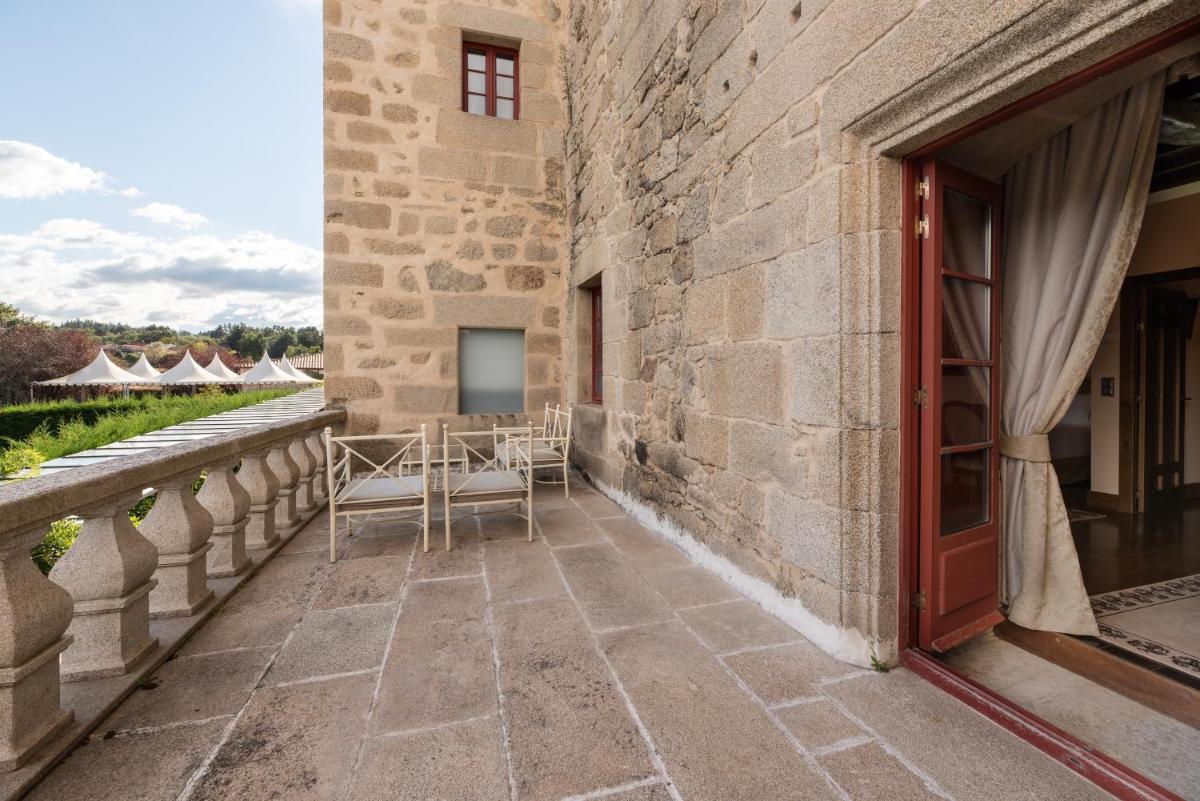 Un balcón o terraza de Áurea Palacio de Sober by Eurostars Hotel Company