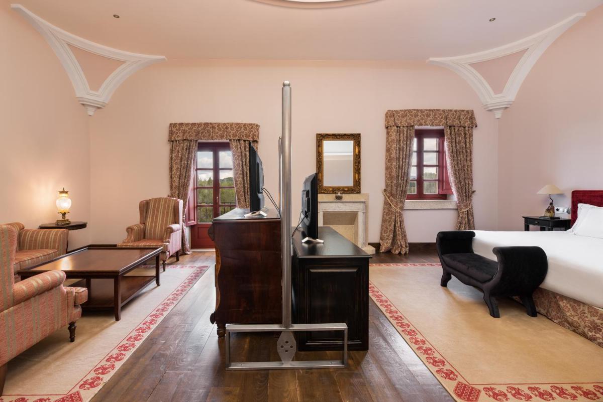 Cama o camas de una habitación en Áurea Palacio de Sober by Eurostars Hotel Company