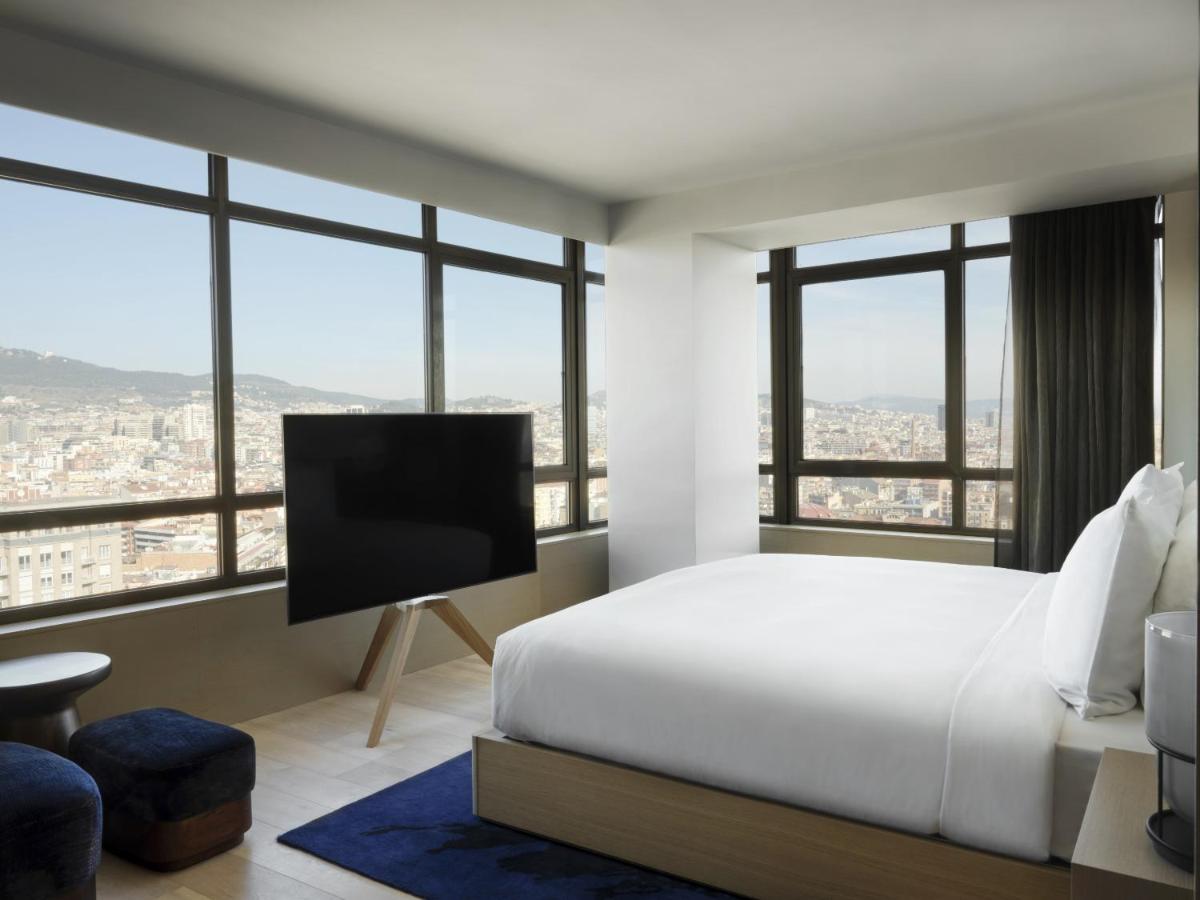 Cama o camas de una habitación en Nobu Hotel Barcelona