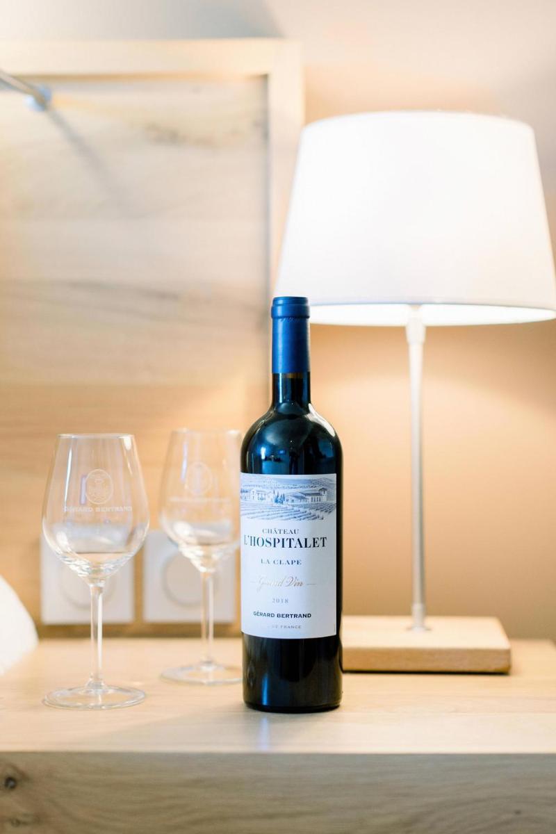 Boissons dans l'établissement Château L'Hospitalet Wine Resort Beach & Spa